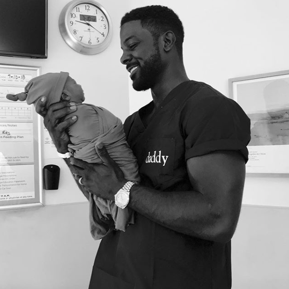 We Can’t Get Enough Of The Way Lance Gross Look At His Newborn Son